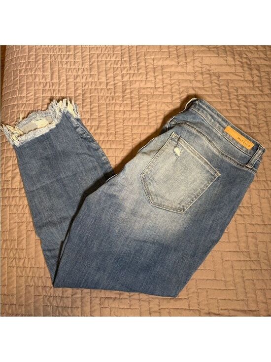 Cello Denim - Chic Soul Blue Distressed Jeans Women Size 14
